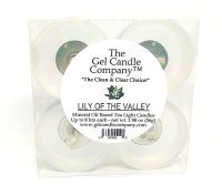 Lily Of The Valley Scented Gel Candle Tea Lights - 4 pk. (image for) Lily Of The Valley Scented Gel Candle Tea Lights - 4 pk.